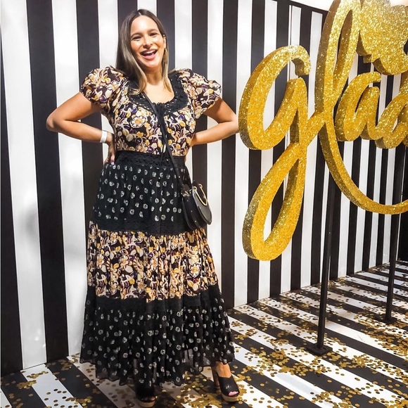 Free People Dresses & Skirts - Floral Puff Sleeve Dress